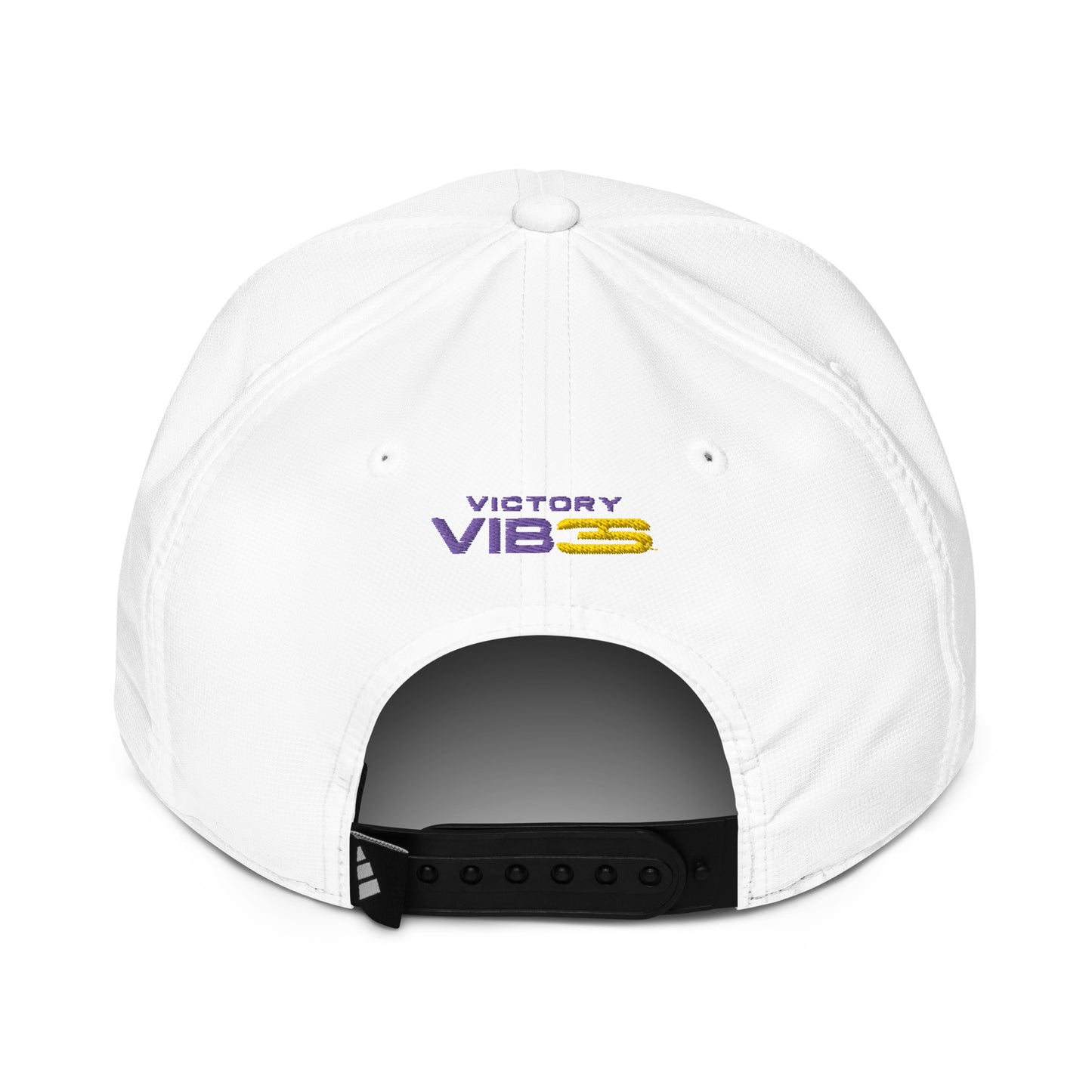 white Adidas Performance Cap back