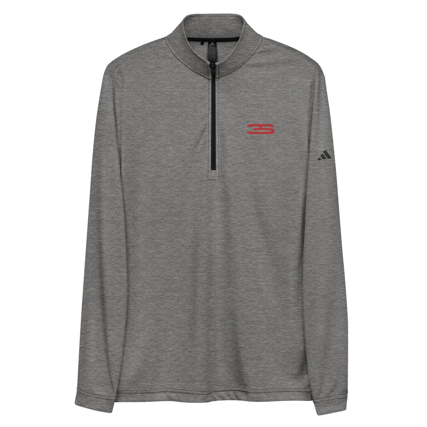 Arkansas Adidas Quarter Zip Pullover - 3S Logo