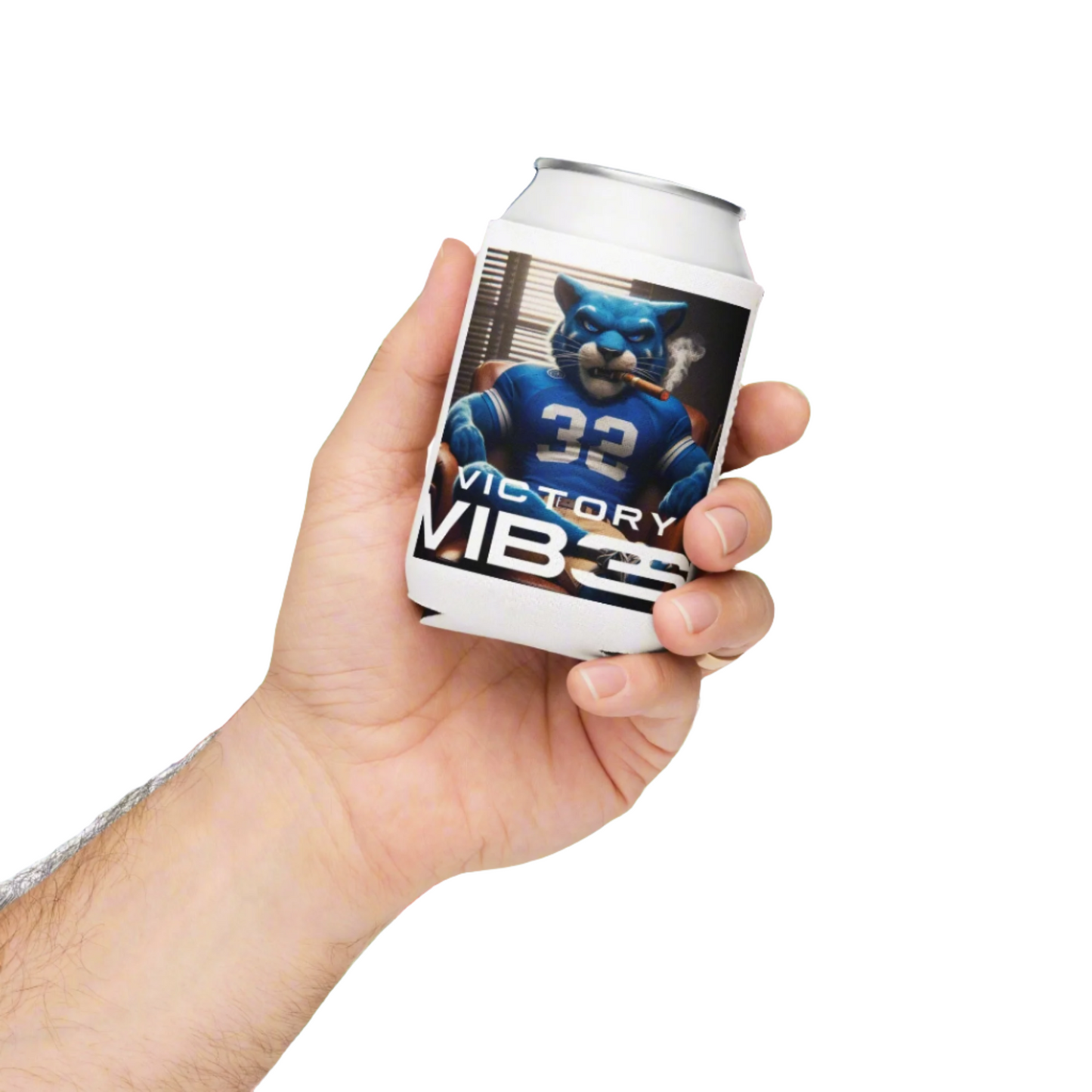 Lexington Wildcat Beer Can Cooler