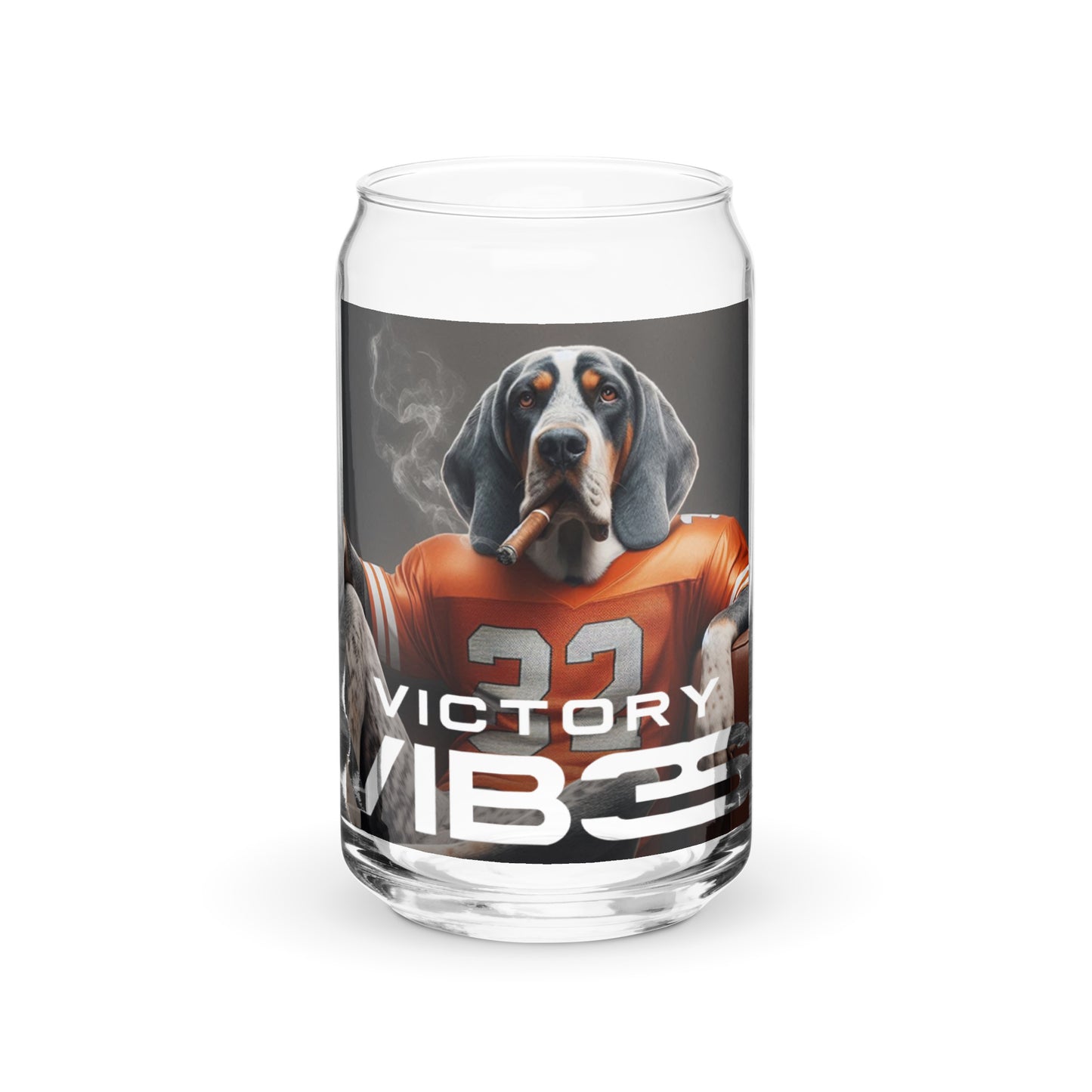 Knoxville Blue Tick Beer Can-Shaped Glass