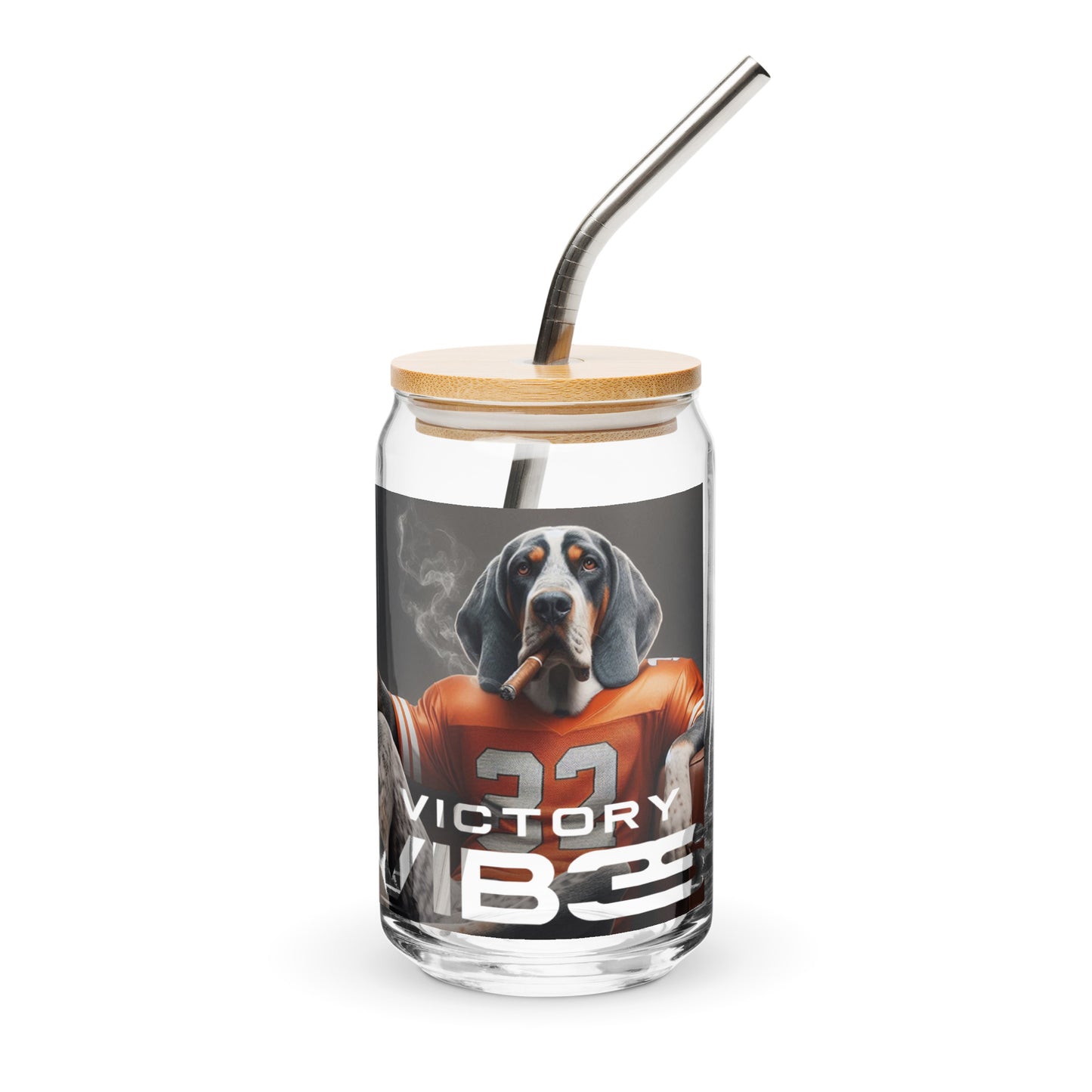Knoxville Blue Tick Beer Can-Shaped Glass