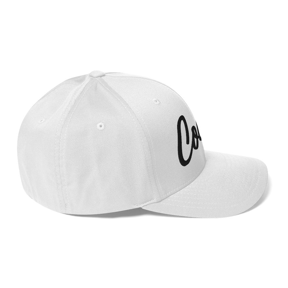 white hat right side