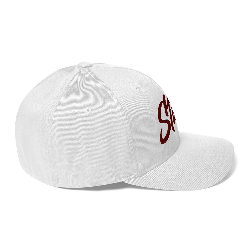 white hat right side
