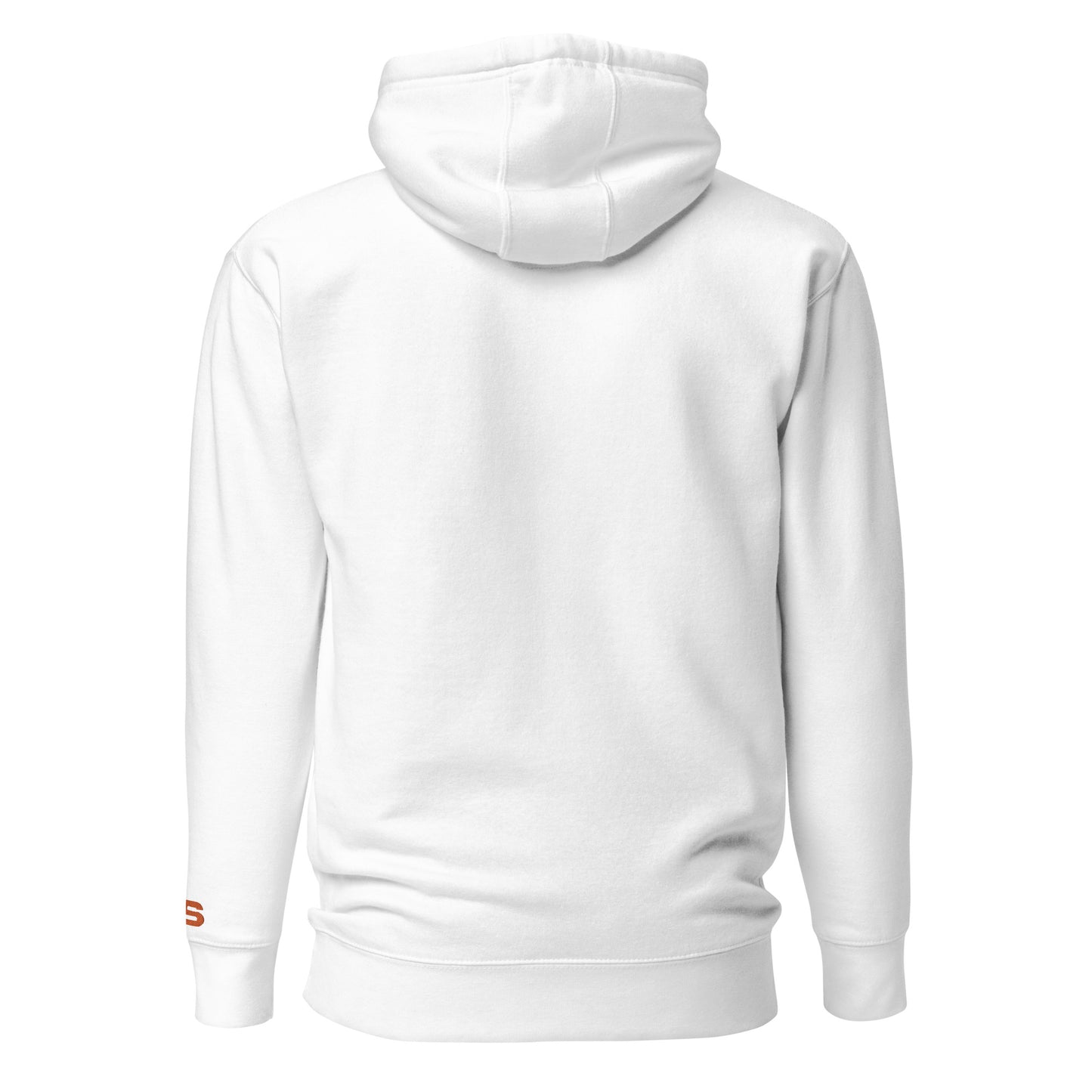 auburn white hoodie back