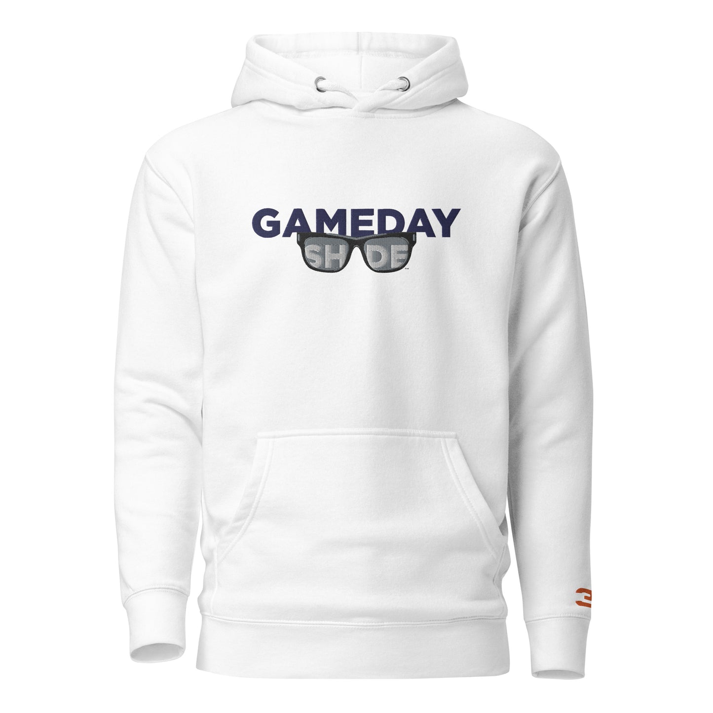auburn white hoodie front