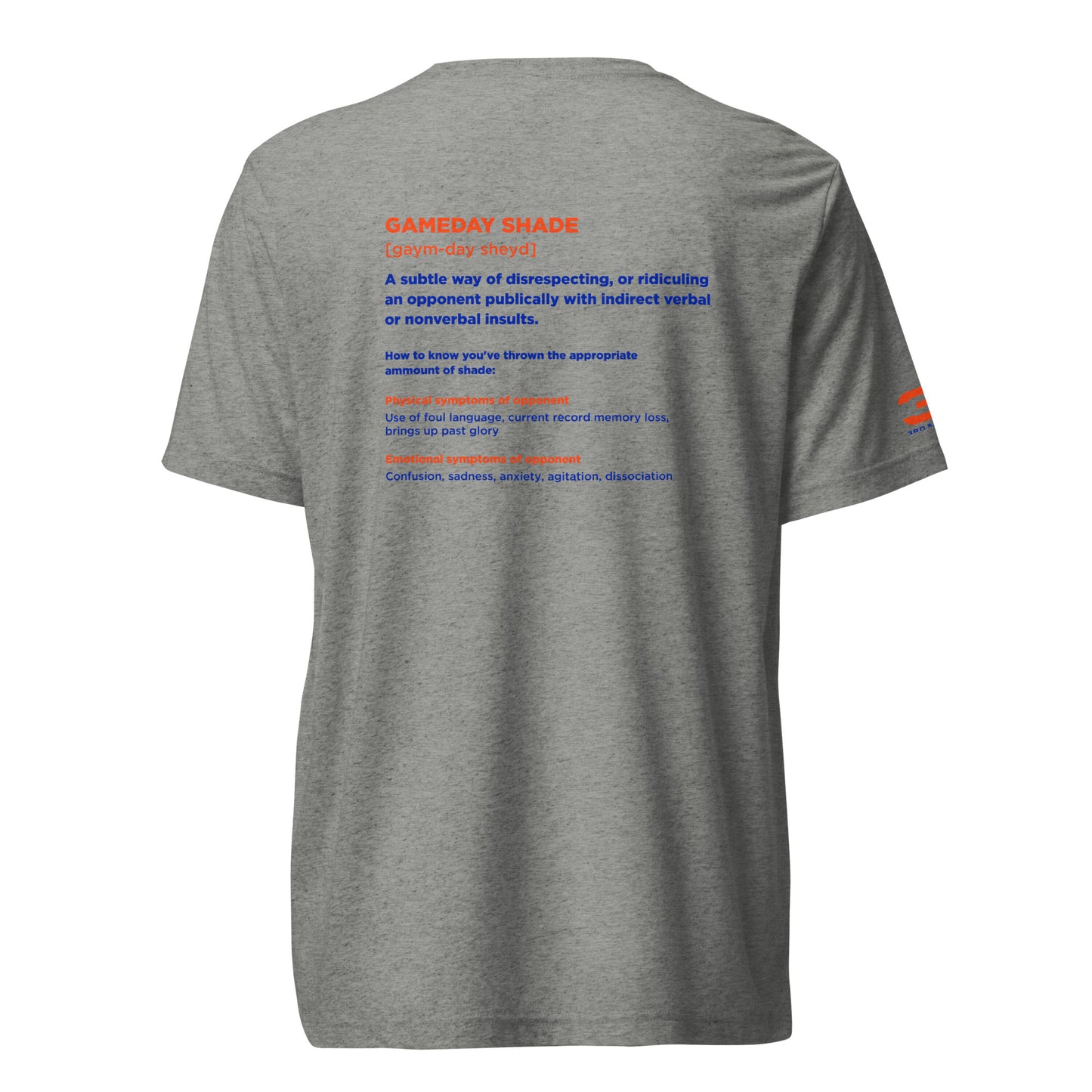 grey florida gameday tee back