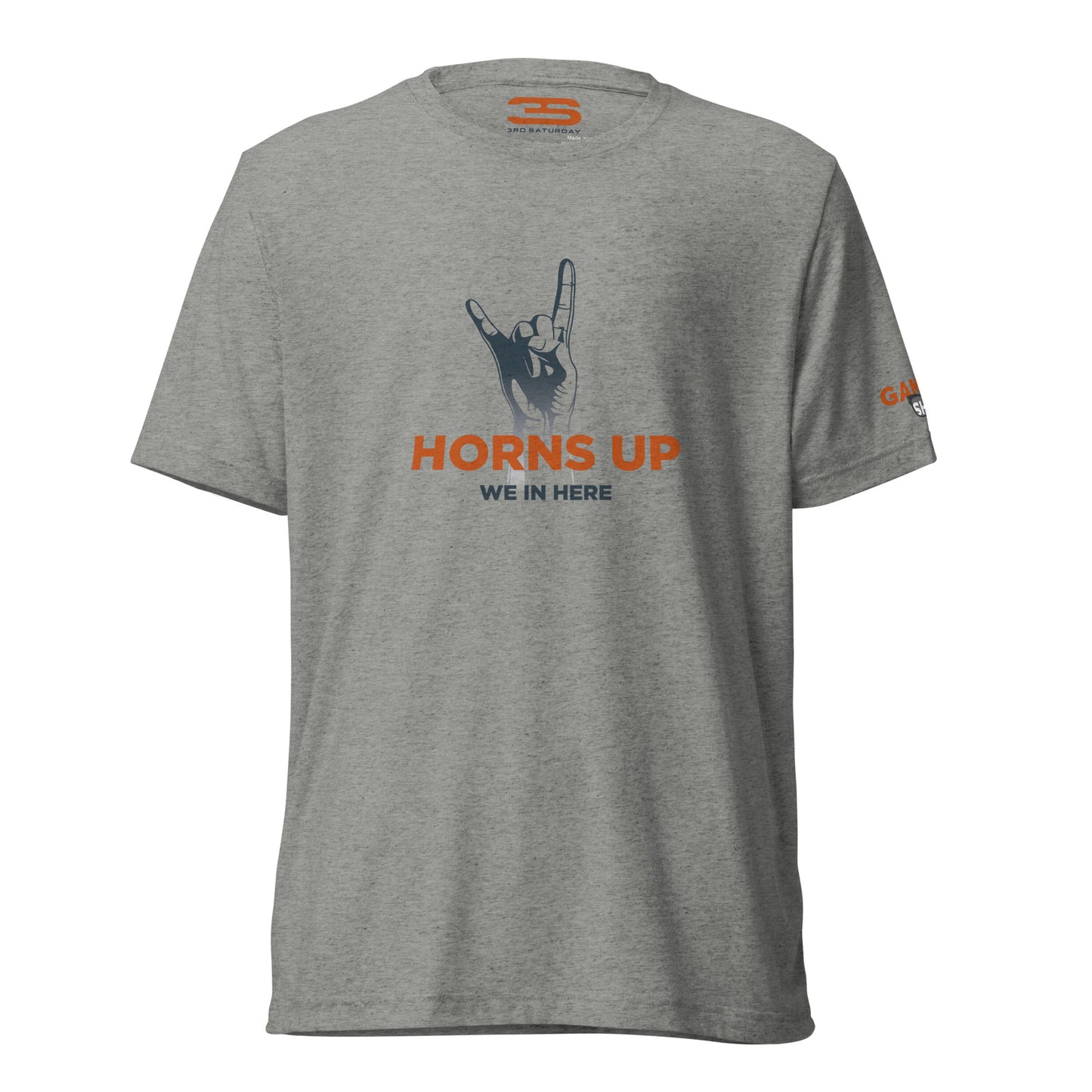 grey texas t-shirt front