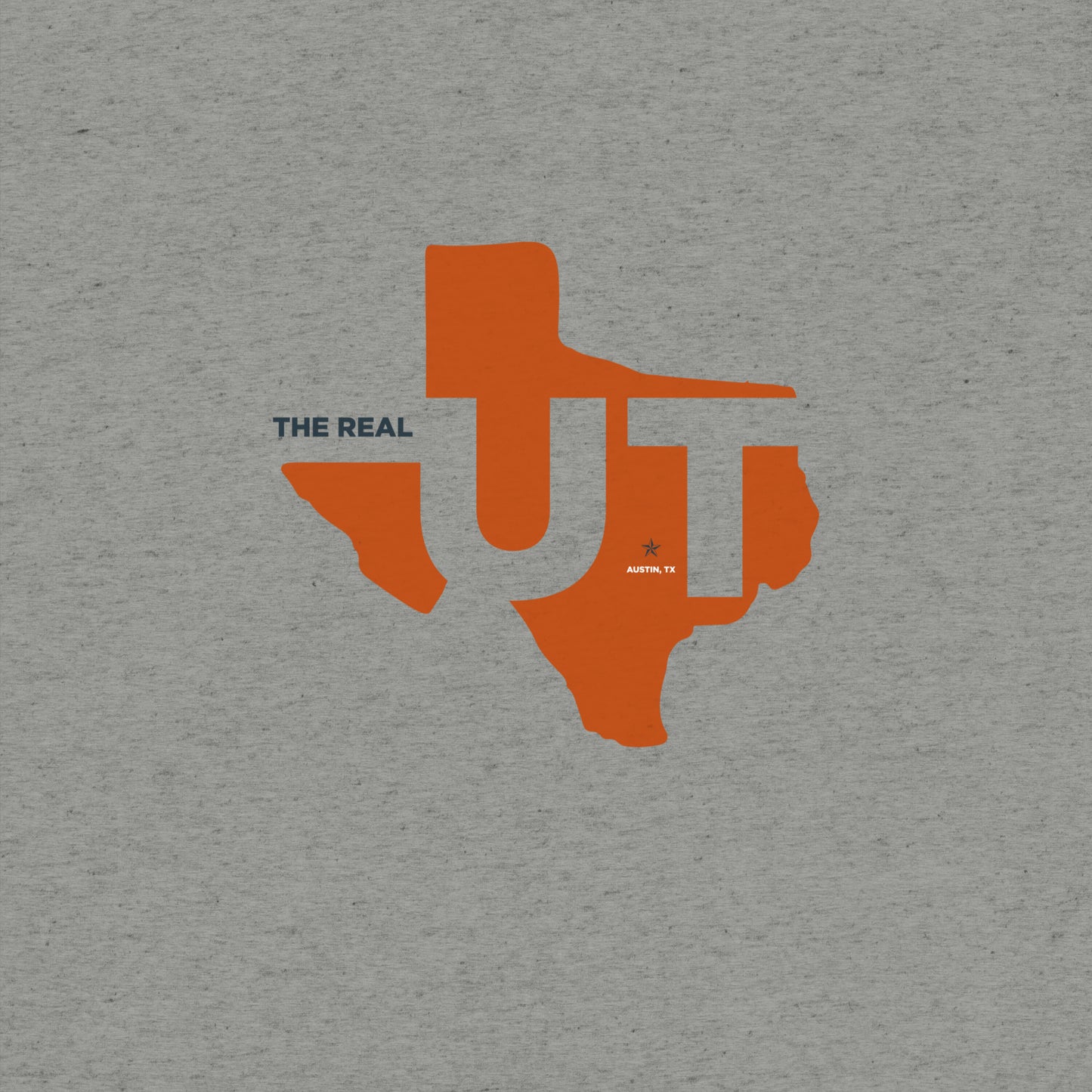 Austin Texas Short Sleeve T-shirt - The Real UT design