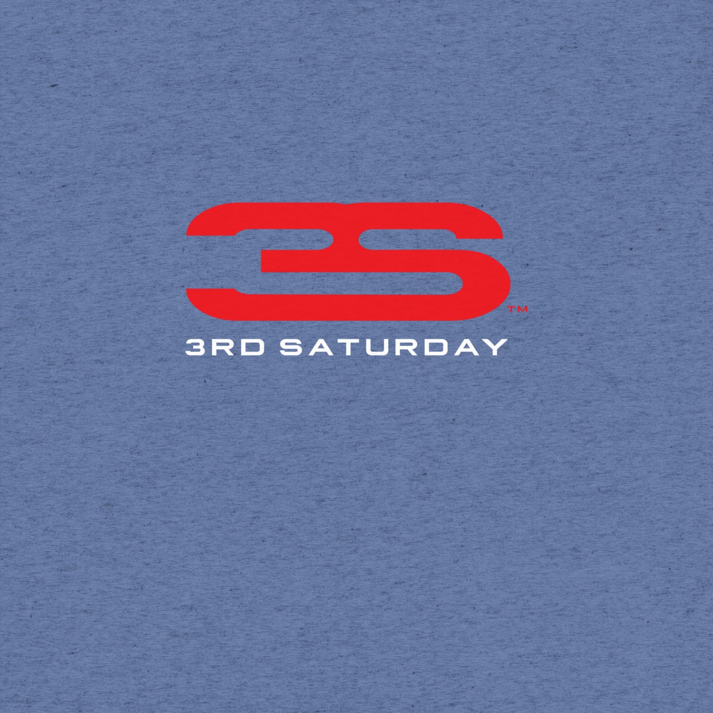 blue Oxford Short Sleeve T-Shirt - 3S Logo design