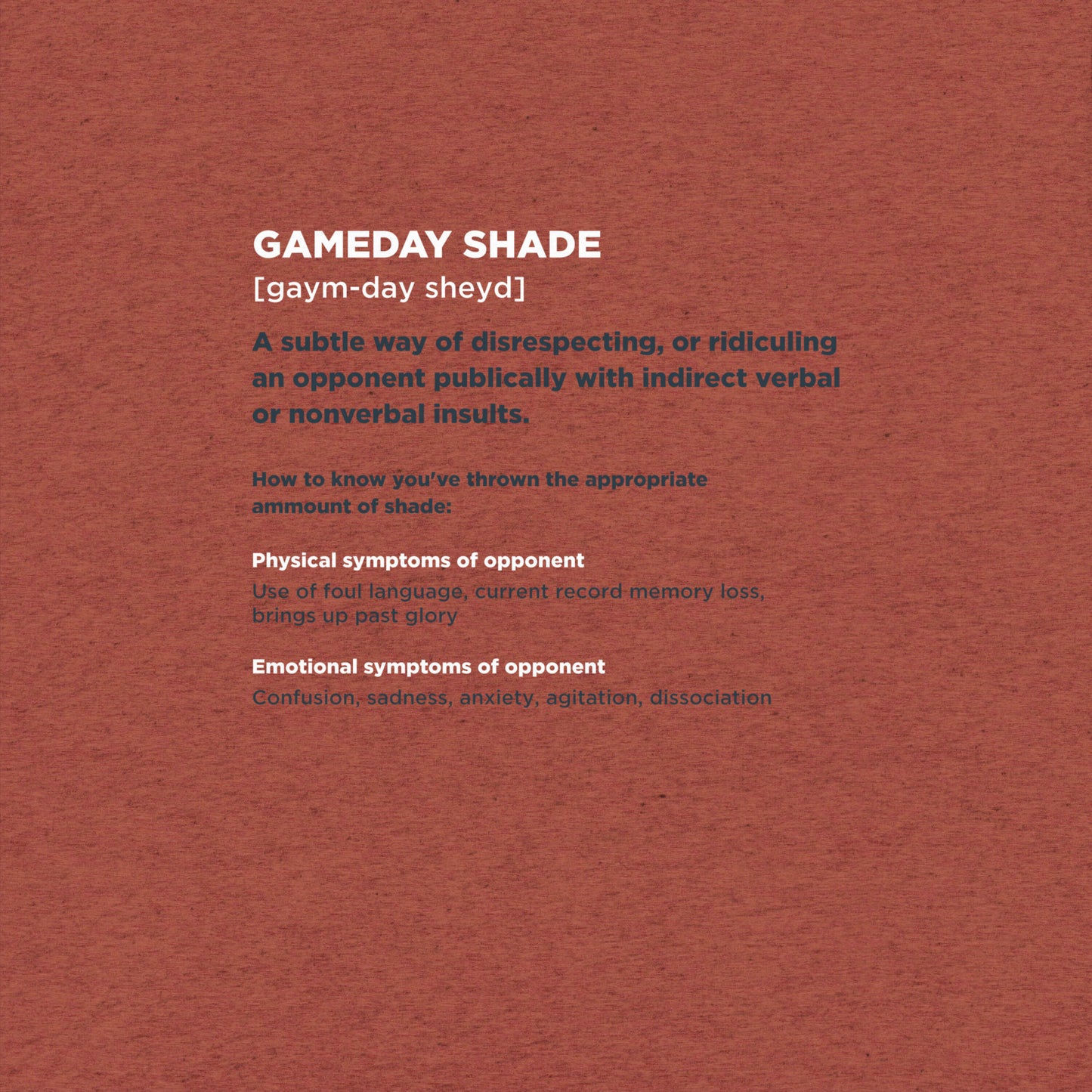 Austin Short Sleeve T-Shirt - The Shade - Definition