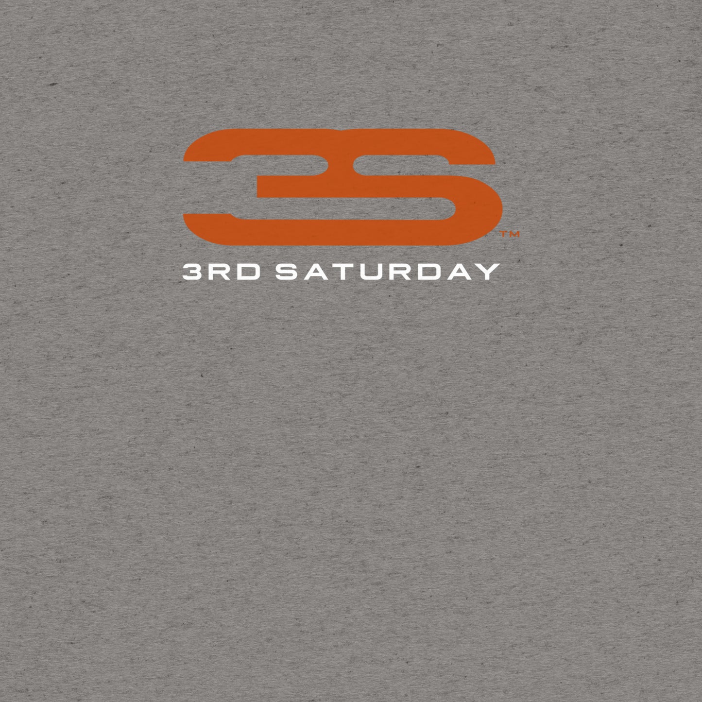 grey Austin Short Sleeve T-Shirt - 3S Logo design