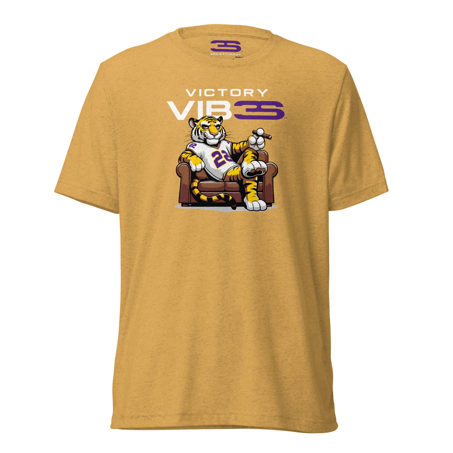 gold Baton Rouge Short Sleeve T-Shirt - Victory VIB3S