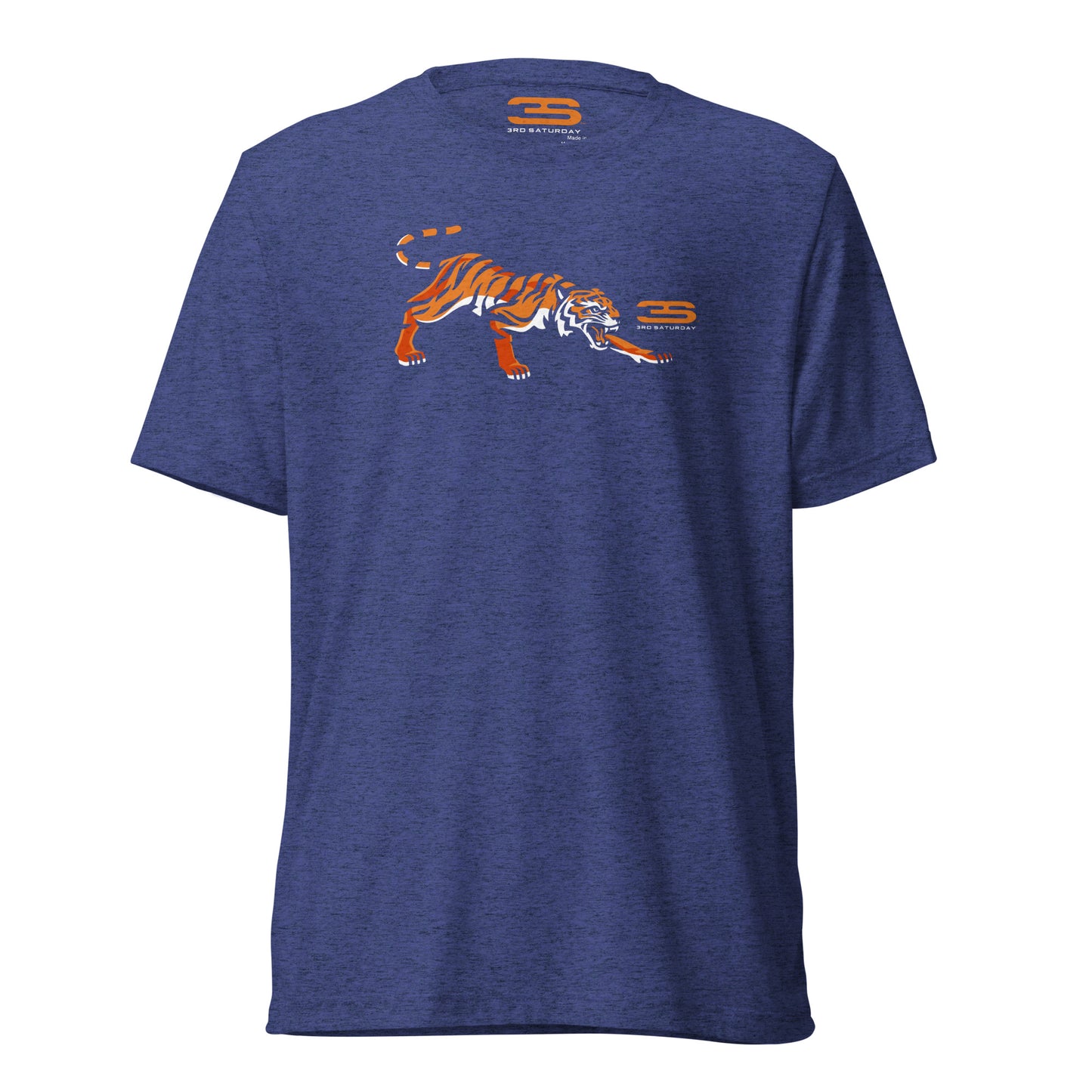 blue Auburn Short Sleeve T-Shirt - On The Prowl front