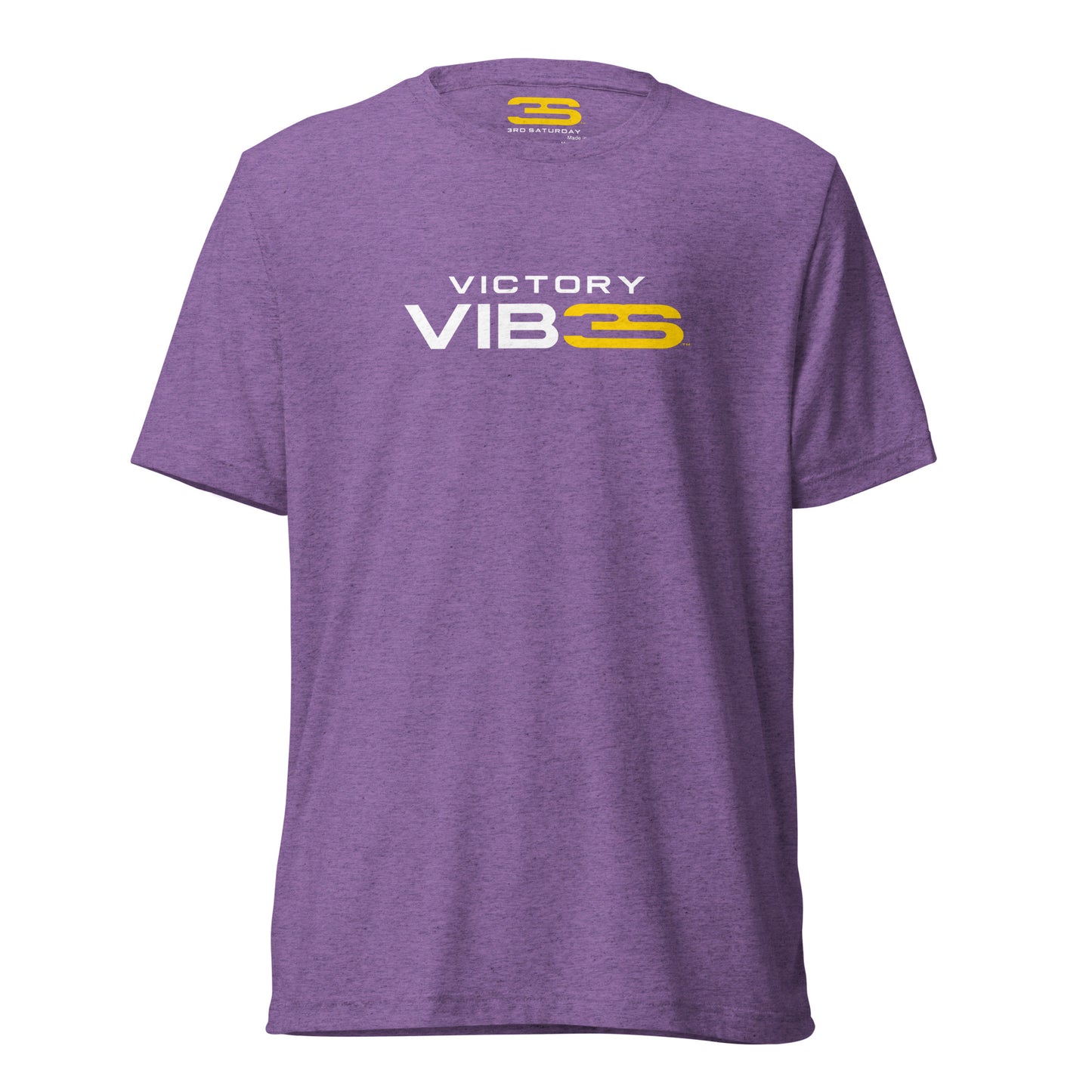 Baton Rouge Short Sleeve T-Shirt - Victory VIB3S Logo purple