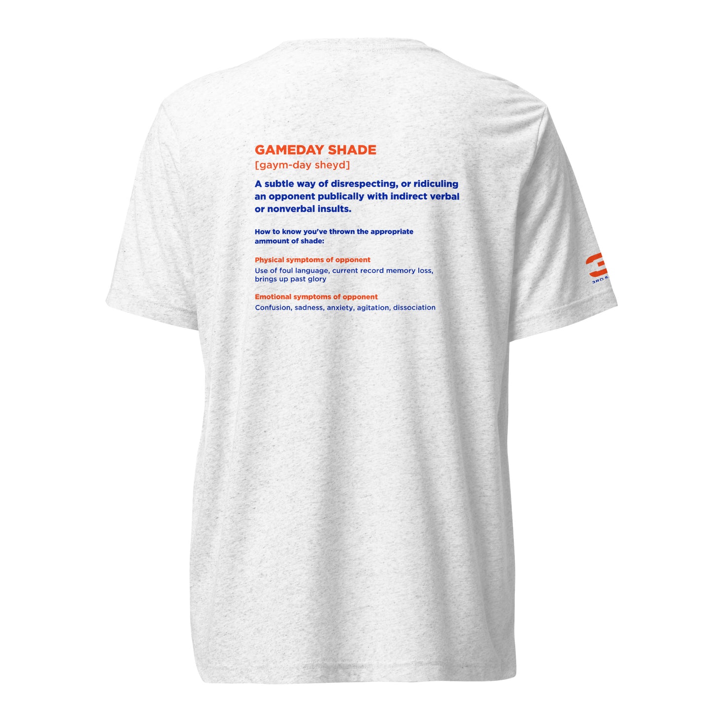 white florida gameday tee back