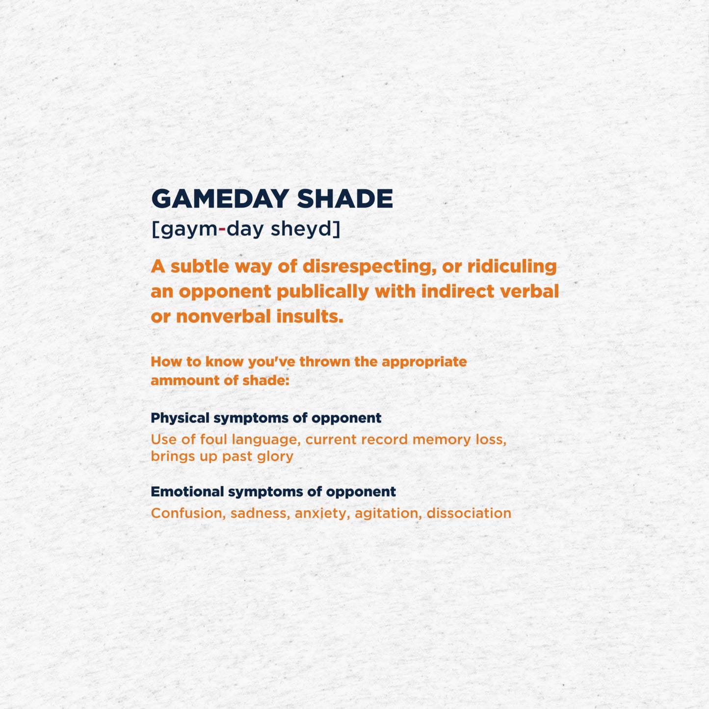 Auburn Short Sleeve T-Shirt - The Shade Definition