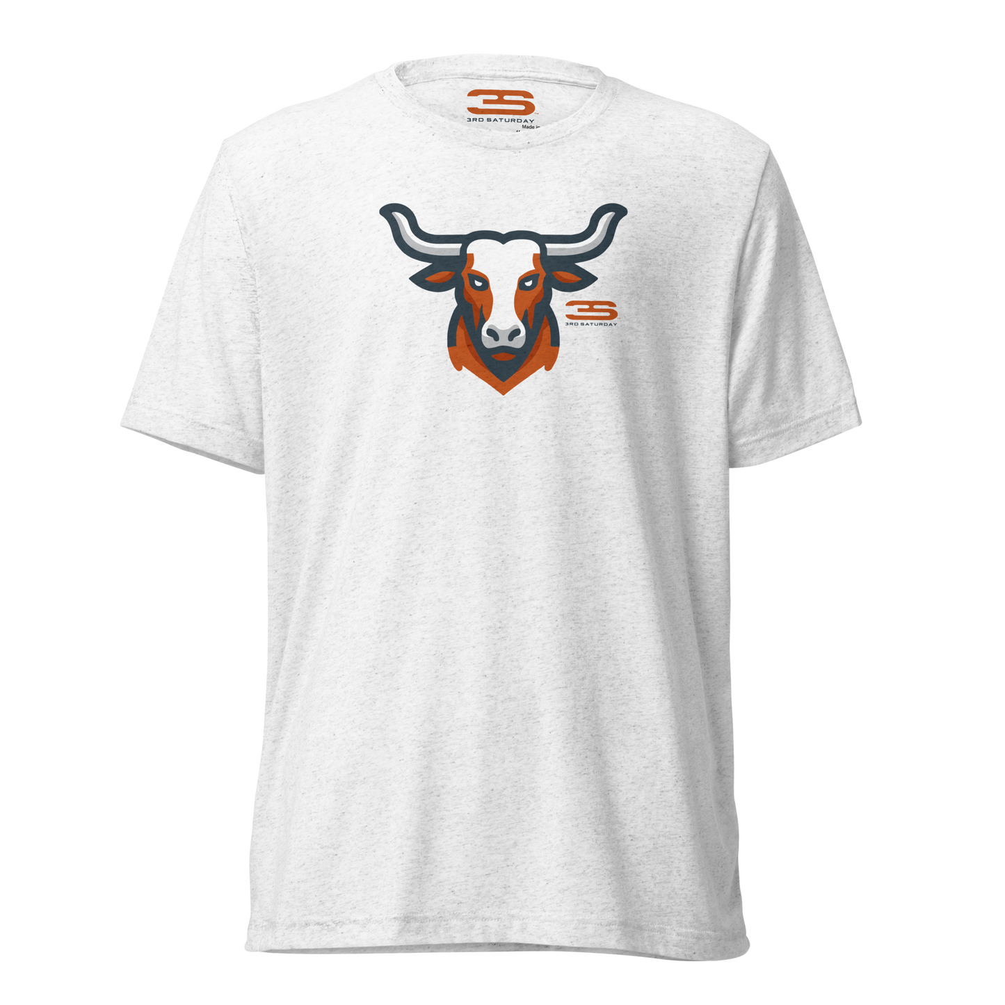 white texas mascot t-shirt front