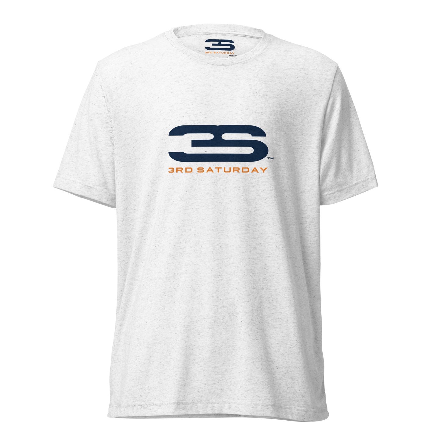 white Auburn Short Sleeve T-Shirt - 3S Logo