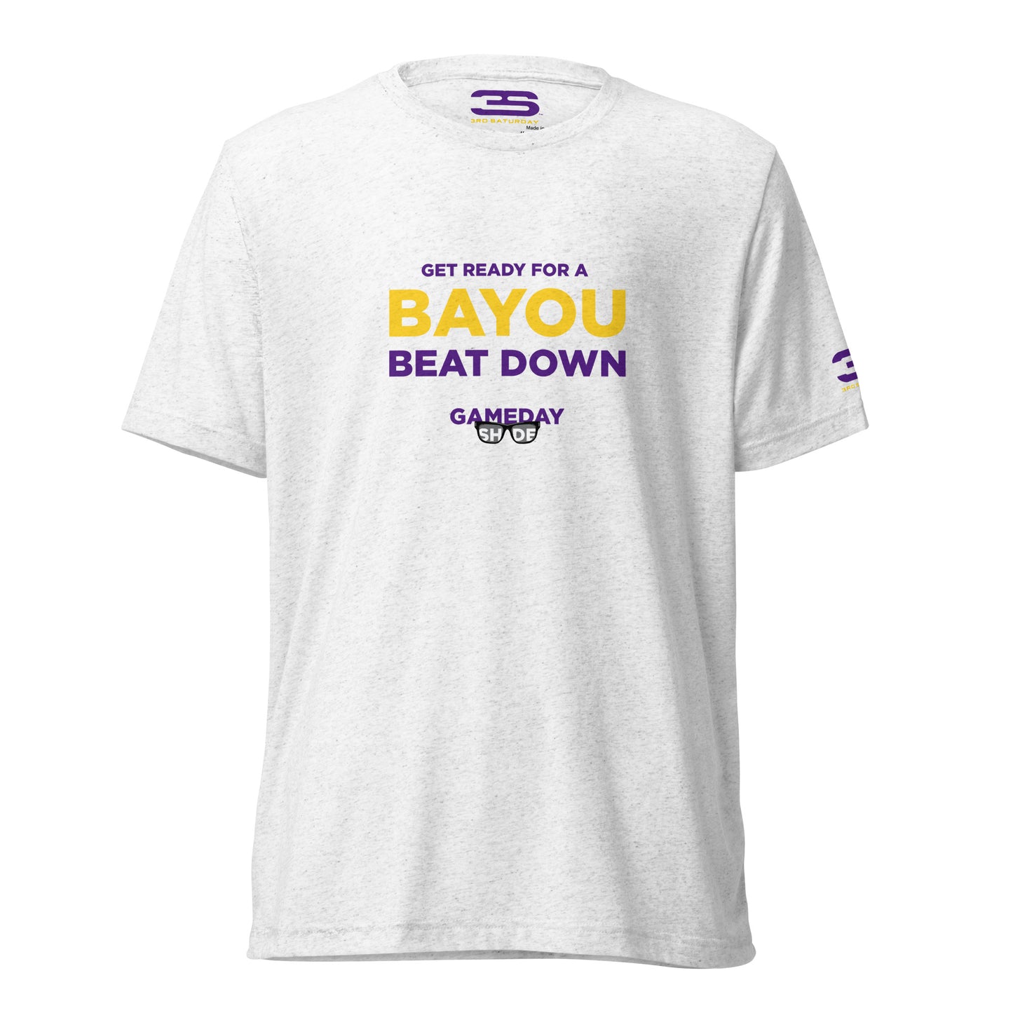 white T-Shirt - Bayou Beatdown front