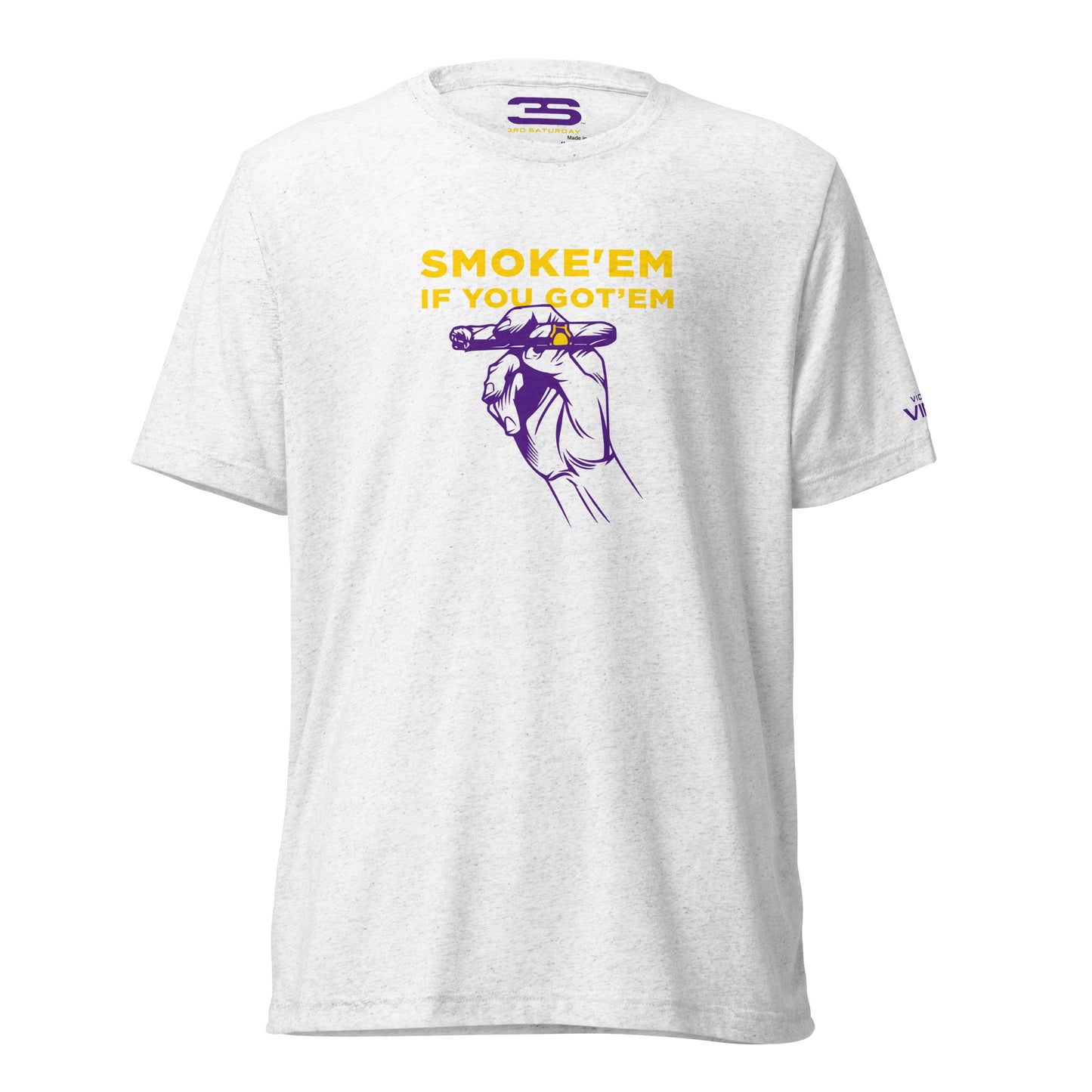 white cigar tee