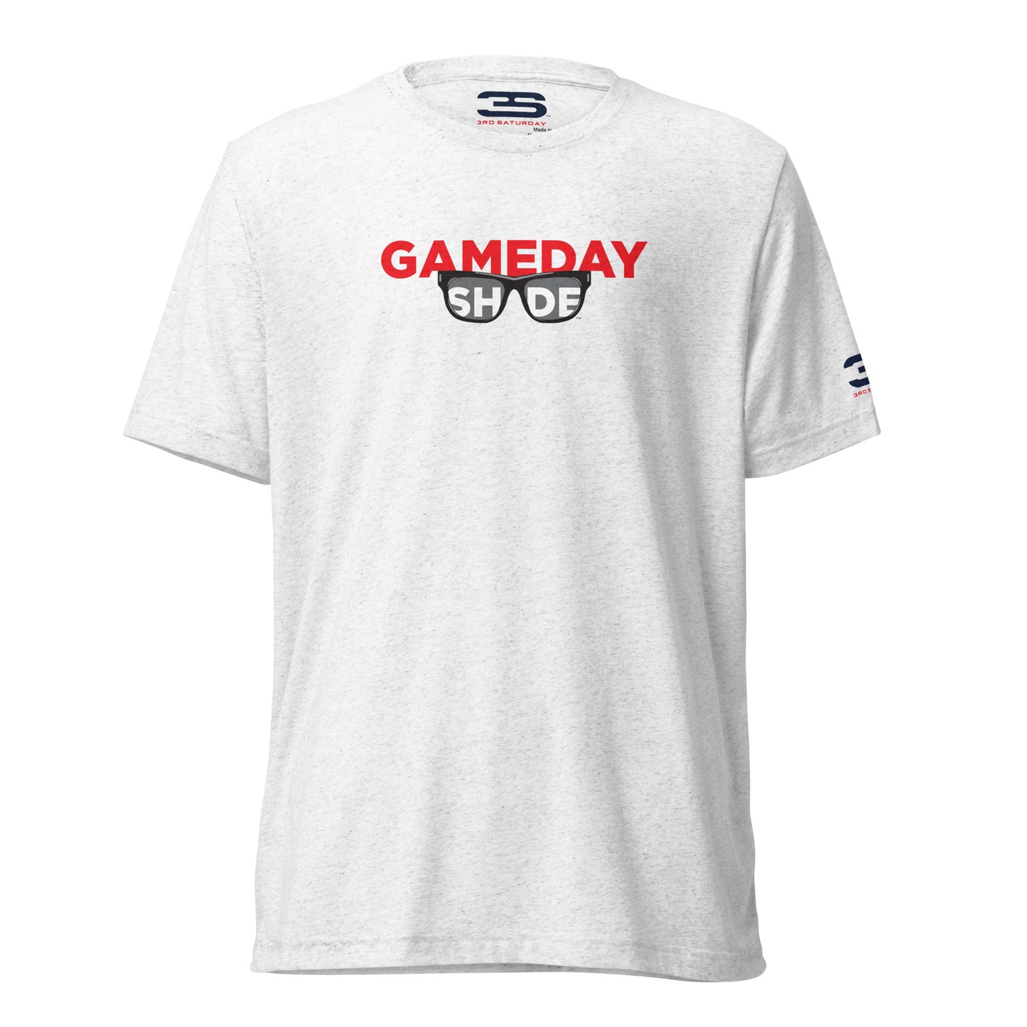 white Oxford Short Sleeve T-Shirt front