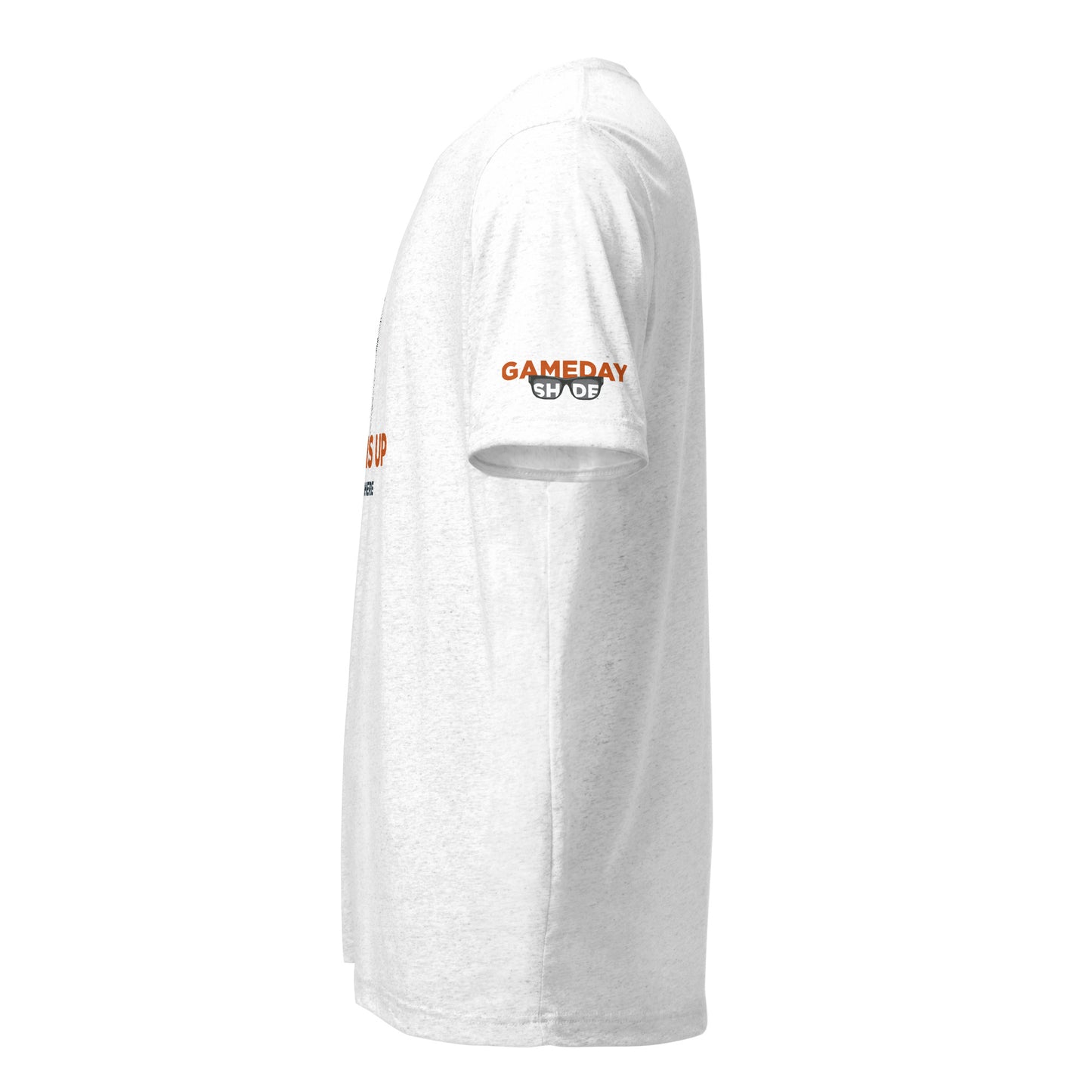 white texas t-shirt left side