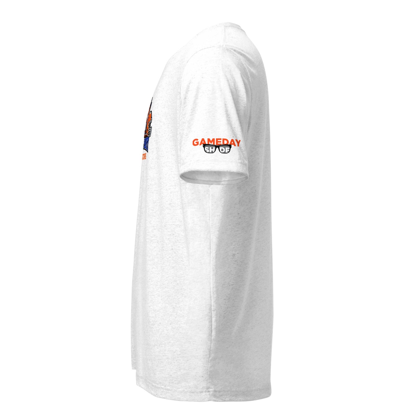 white florida tailgators tee left side