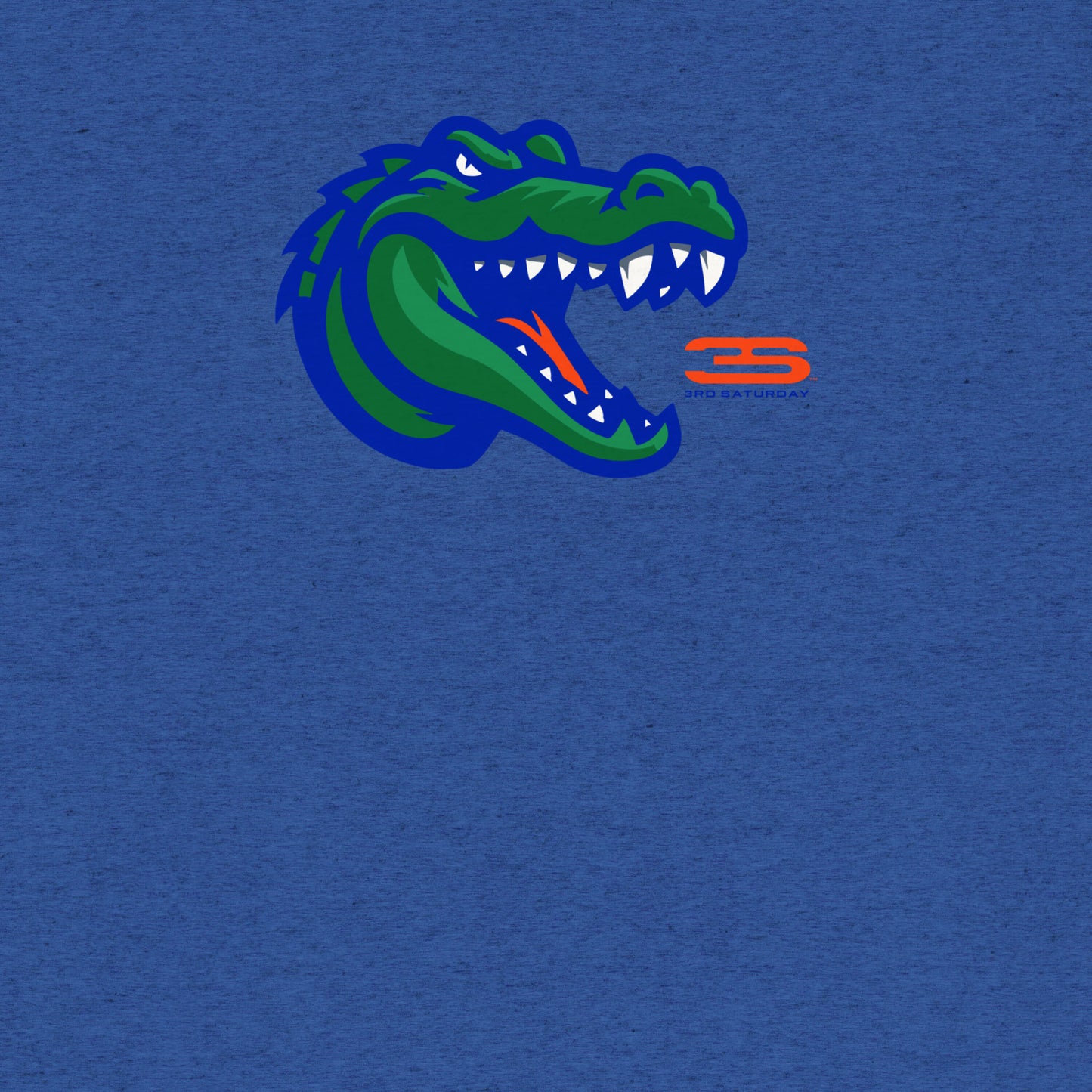 blue florida game day tee design