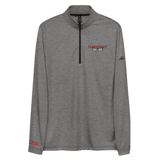 Arkansas Adidas Quarter Zip Pullover - The Shade