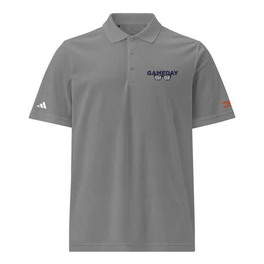 auburn grey polo front