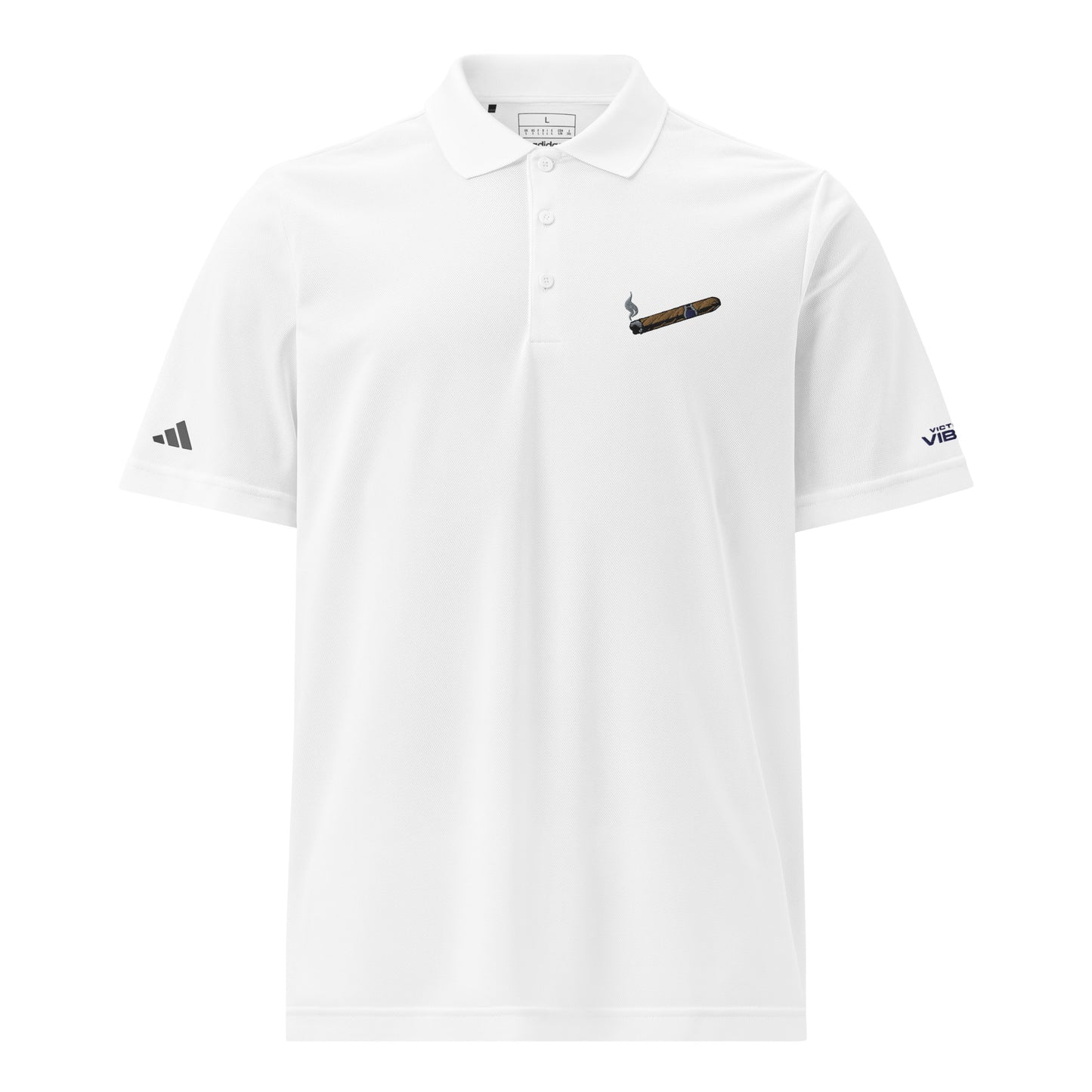 Oxford Cigar Adidas Sport Polo front