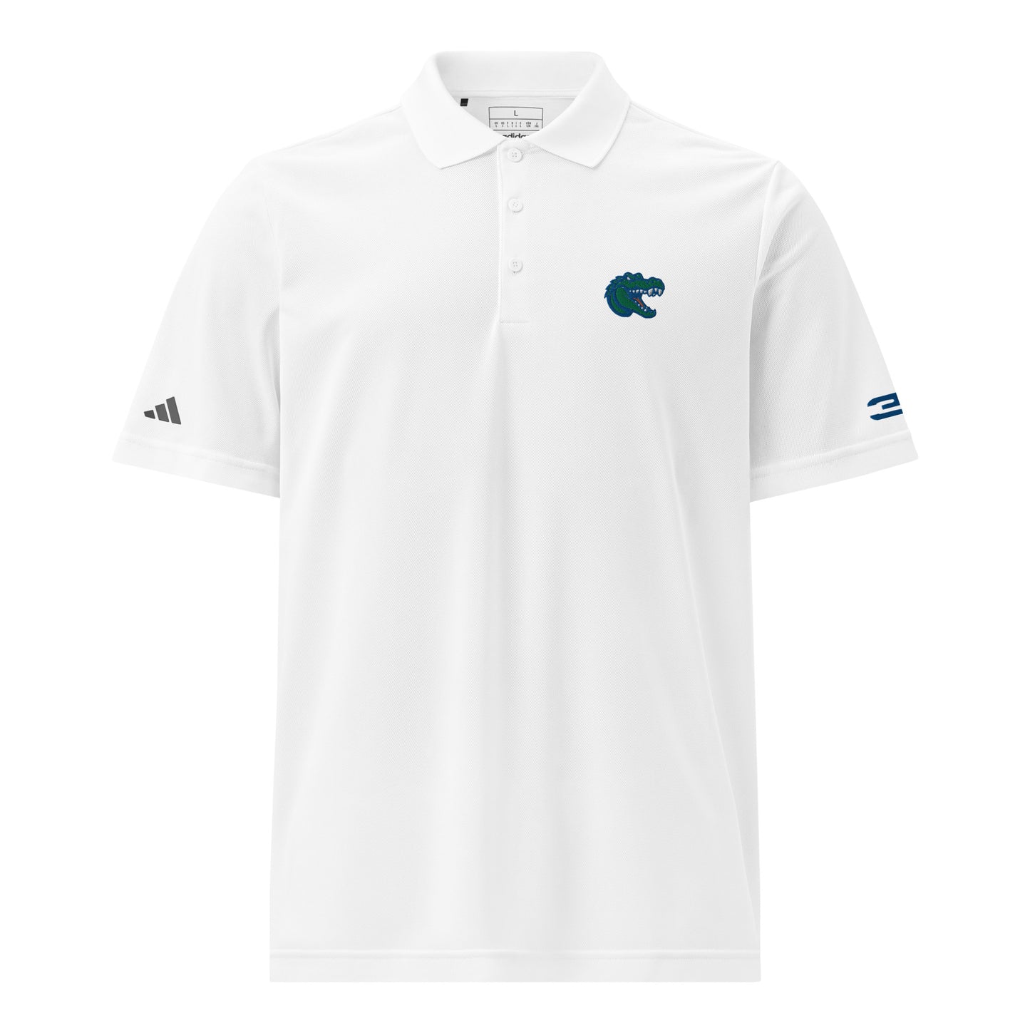 white florida Mascot Adidas Sport Polo