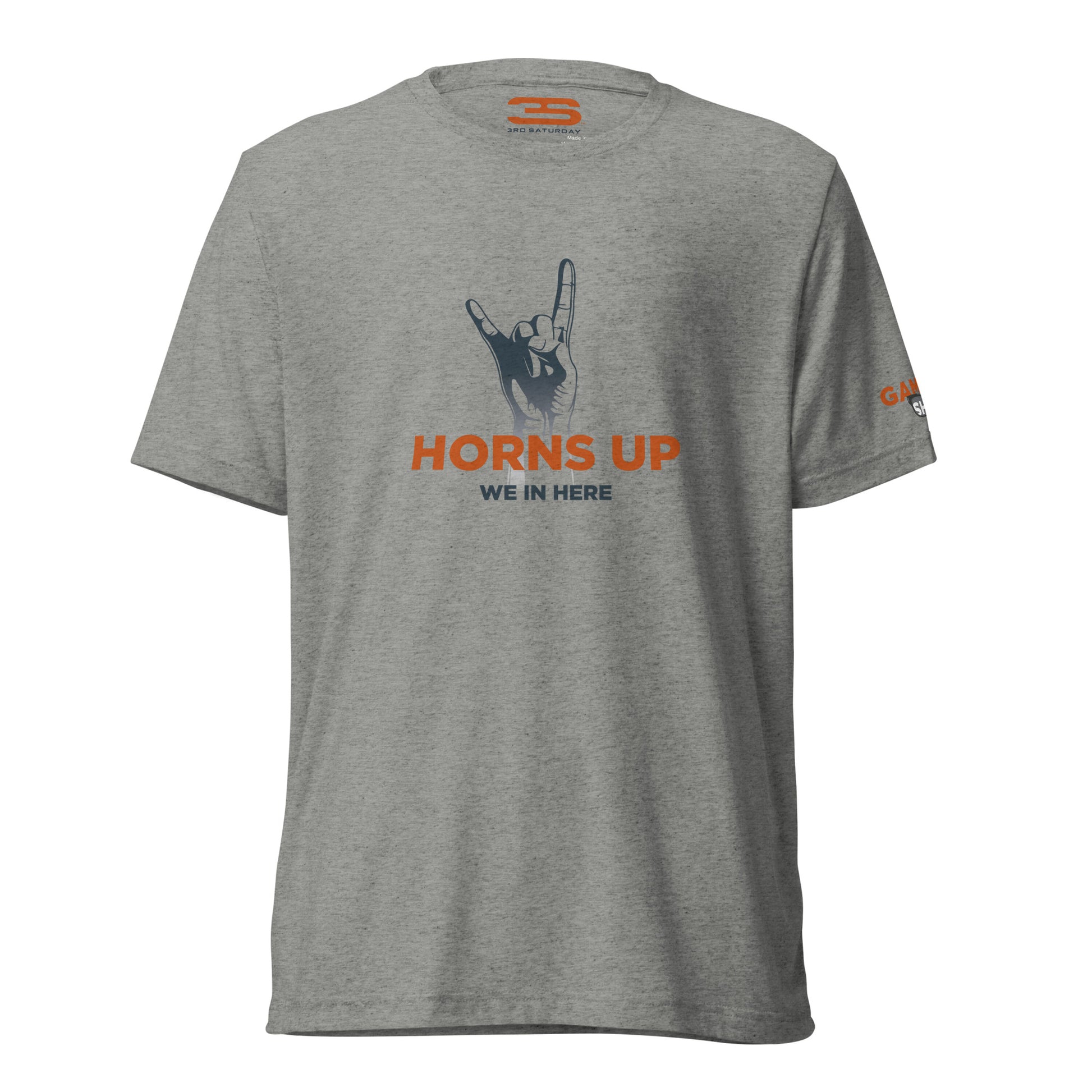 grey texas t-shirt front