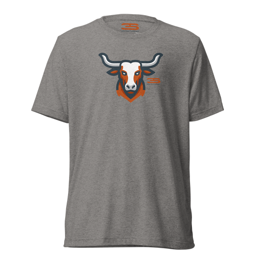 grey texas mascot t-shirt front