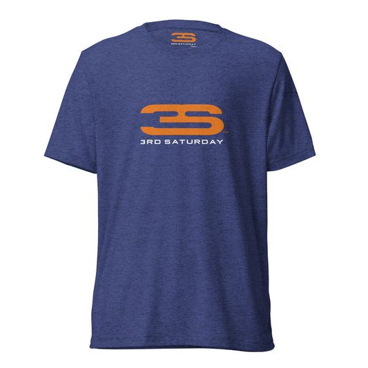 blue Auburn Short Sleeve T-Shirt - 3S Logo