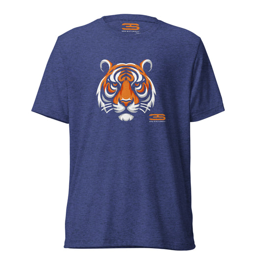 blue Auburn Short Sleeve T-Shirt - Tiger Gaze front