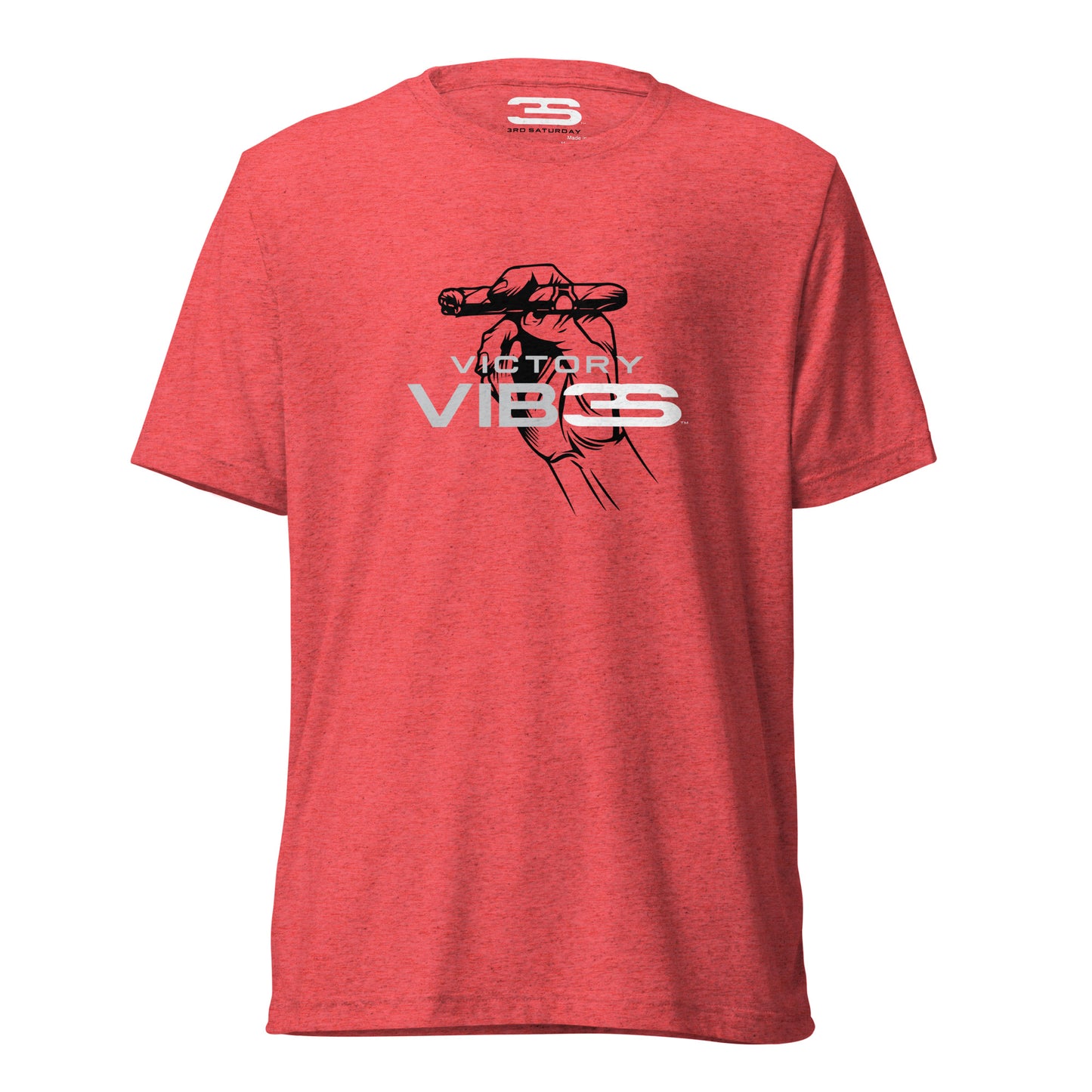 red Arkansas Victory Vibes Cigar Tee